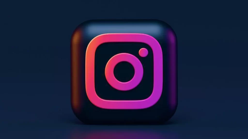 the-instagram-logo-on-a-dark-background