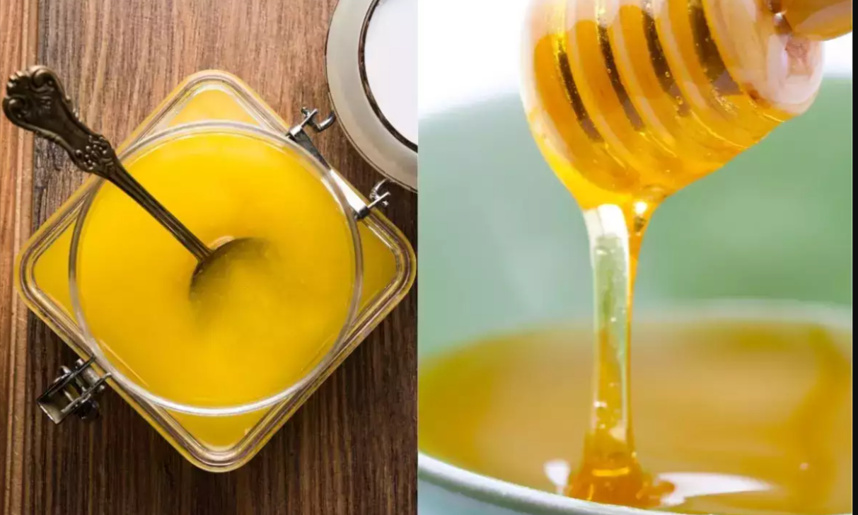 Pure Ghee and Honey